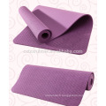 Tapis d&#39;exercice de yoga TPE à une seule couleur